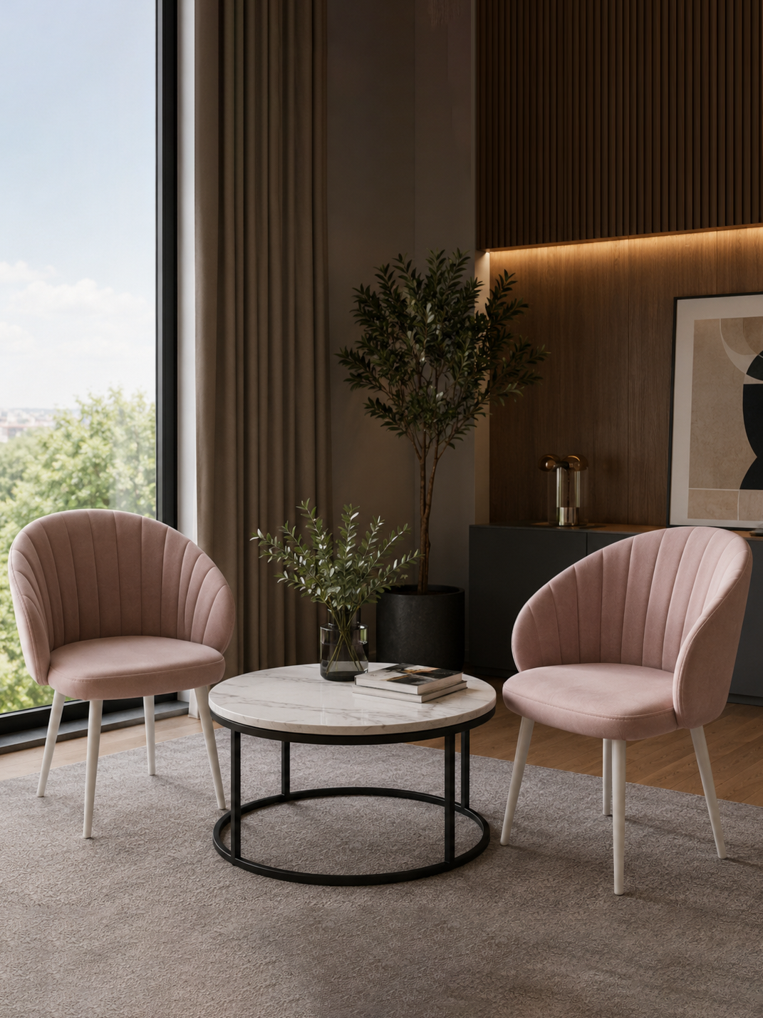 Стул "Зефир" пыльная роза